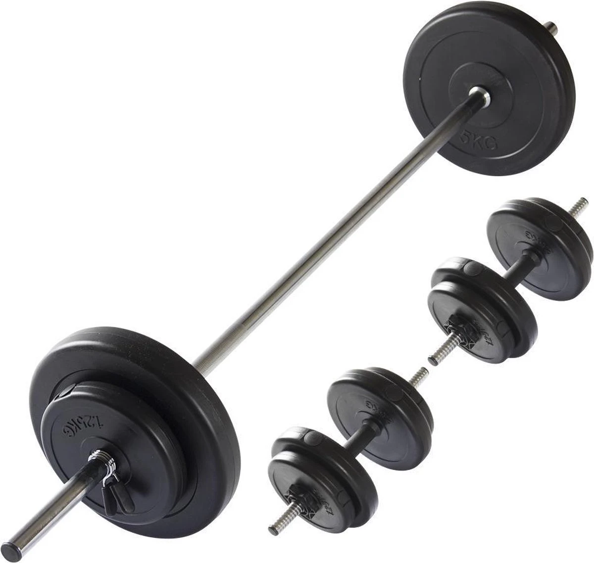 VirtuFit Verstelbare Halterset - Dumbbellset - 30,5 kg - Zwart VirtuFit Verstelbare Halterset - Dumbbellset - 30,5 Kg - Zwart -Fitnessapparatuur Serie Winkel 1200x1138 16