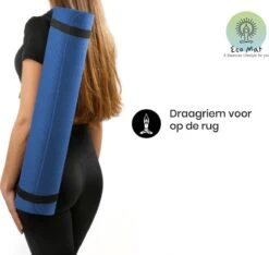 Eco Yoga Mat - Inclusief Draagriem - Fitness Mat Anti Slip - Extra Dik (6 Mm) - 183 X 61 X 0,6 Cm - Donker Blauw - Diverse Kleuren - Hoge Korting 6 Eco Yoga Mat - Inclusief Draagriem - Fitness Mat Anti Slip - Extra Dik (6 Mm) - 183 X 61 X 0,6 Cm - Donker Blauw - Diverse Kleuren - Hoge Korting -Fitnessapparatuur Serie Winkel 1200x1138 9