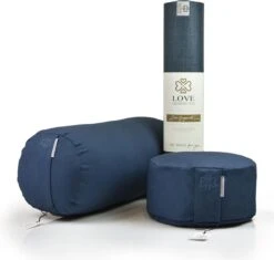 Extra Dikke Yogamat | Donkerblauw | Sticky - 6 Mm | Love Generation -Fitnessapparatuur Serie Winkel 1200x1141 2