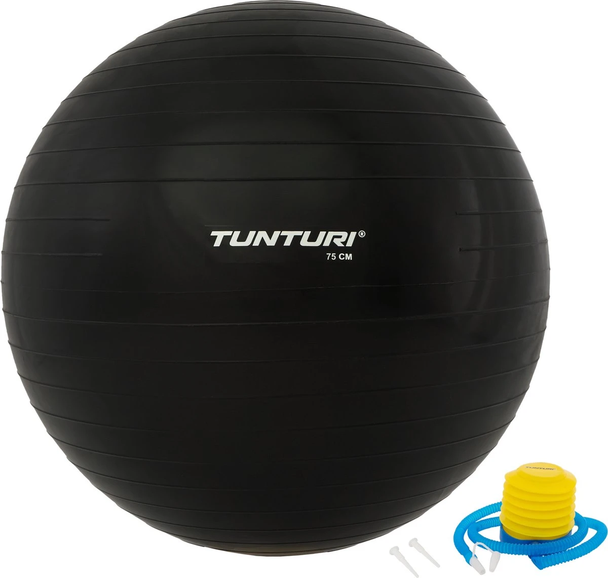 Tunturi Fitness bal - Yoga bal inclusief pomp - Pilates bal - Zwangerschaps bal - 75 cm - Kleur: zwart - Incl. gratis fitness app Tunturi Fitness Bal - Yoga Bal Inclusief Pomp - Pilates Bal - Zwangerschaps Bal - 75 Cm - Kleur: Zwart - Incl. Gratis Fitness App -Fitnessapparatuur Serie Winkel 1200x1141 5