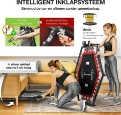 Sportstech Germany - HTX100 Smart Fitness-trampoline Met App -Fitnessapparatuur Serie Winkel 1200x1142 1