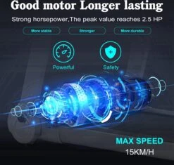 Merax Elektrische Loopband - Opvouwbaar - Inklapbaar Hardloopband - Professioneel - Fitness Hometrainer - Zilver Met Zwart -Fitnessapparatuur Serie Winkel 1200x1144 4