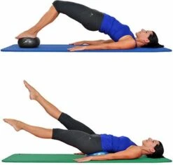 Pilates Bal 26 Cm | Blauw | Mambo Max | Gymnastiekbal | Yoga -Fitnessapparatuur Serie Winkel 1200x1144 6