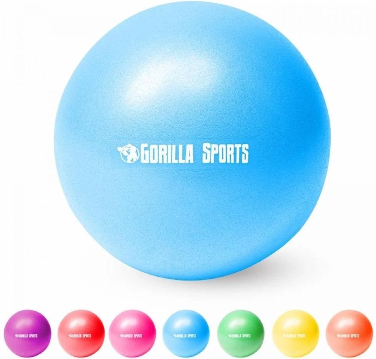 Gorilla Sports Mini Pilates Bal - 18 cm - Blauw Gorilla Sports Mini Pilates Bal - 18 Cm - Blauw -Fitnessapparatuur Serie Winkel