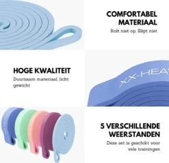 U Fit One® 5 Weerstandsbanden Set - Resistance Band Set - Pull Up Bands - Power Bands - 5 Verschillende Weerstanden -Fitness & Crossfit Elastiek - Powerlifting Banden - Home Workout - Stretch Bands - Ufitone 4 U Fit One® 5 Weerstandsbanden Set - Resistance Band Set - Pull Up Bands - Power Bands - 5 Verschillende Weerstanden -Fitness & Crossfit Elastiek - Powerlifting Banden - Home Workout - Stretch Bands - Ufitone -Fitnessapparatuur Serie Winkel 1200x1150 2