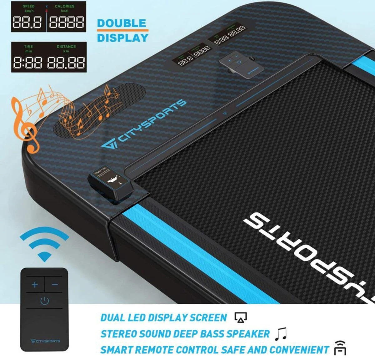 Citysports Loopband Inklapbaar LCD-scherm Meerdere snelheidsinstellingen Bluetooth Citysports Loopband Inklapbaar LCD-scherm Meerdere Snelheidsinstellingen Bluetooth -Fitnessapparatuur Serie Winkel 1200x1151 5