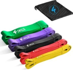 Swilix ® Weerstandsbanden Set - Fitness Elastiek -Fitnessapparatuur Serie Winkel 1200x1151 8