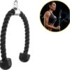 Merkloos Tricep Rope - Trekkoord Voor Krachtstation - Zwart - Nylon 70 CM -Fitnessapparatuur Serie Winkel 1200x1152