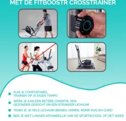 Crosstrainer Hometrainer Fitness - FitBoostR -Fitnessapparatuur Serie Winkel 1200x1152 5