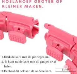 DeSire Fitness Hoelahoep Met Gewicht - Roze - Sport Hoepel Voor Volwassenen En Kinderen - Hula Hoop - Weight Hoop - HoolaHoop -Fitnessapparatuur Serie Winkel 1200x1152 7