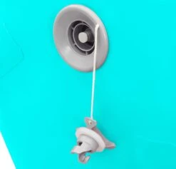 VidaXL Gymnastiekrol Met Pomp Opblaasbaar 100x60 Cm PVC Groen -Fitnessapparatuur Serie Winkel 1200x1153 5