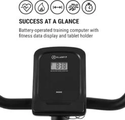 Klarfit Tauon Fiets Hometrainer - LC-display - Trainingscomputer - Tablethouder - Q-factor Van 22 Cm - 12 Kg Vliegwielmassa -Fitnessapparatuur Serie Winkel 1200x1155 1