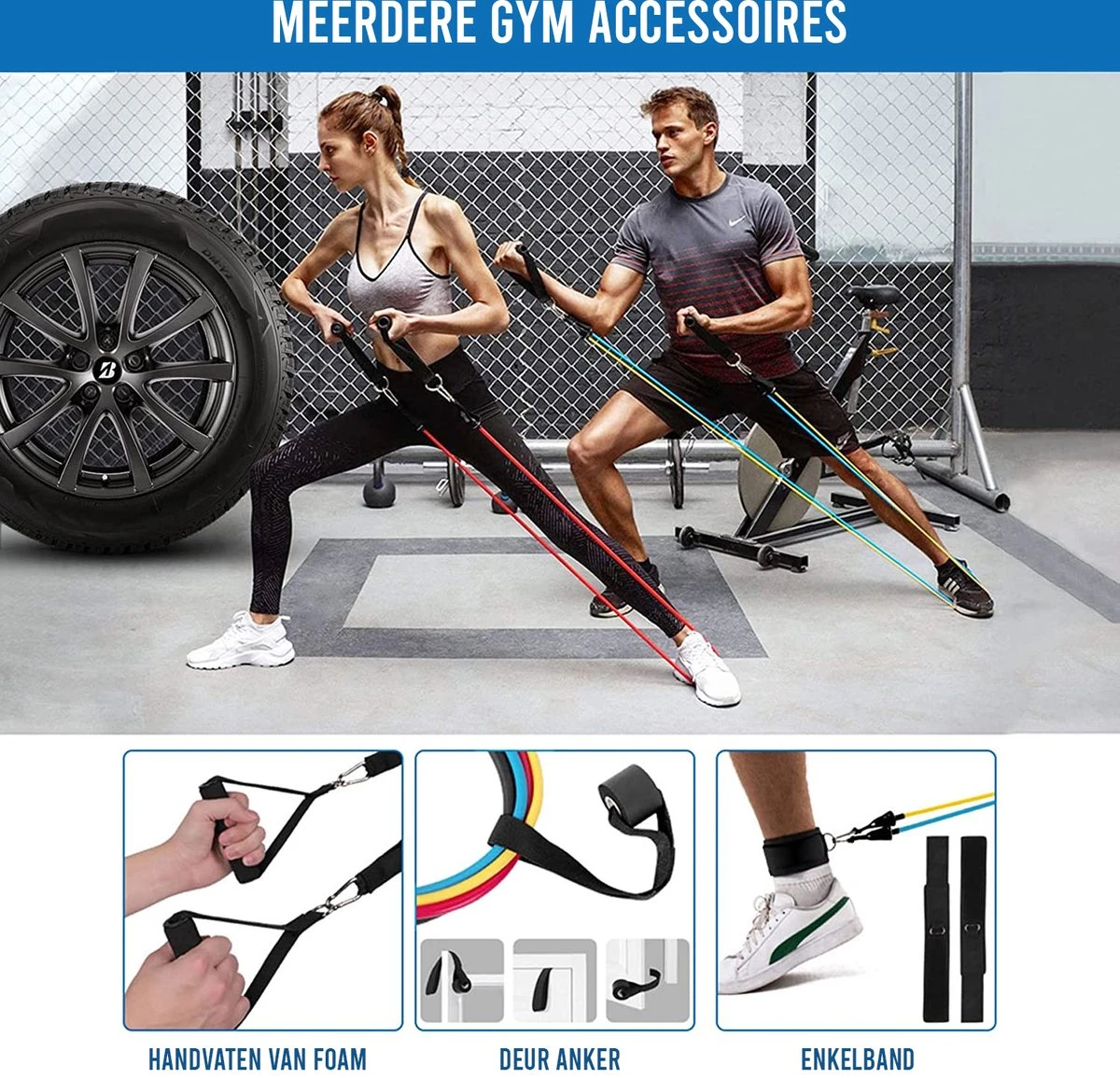 Resistance Band Set – Weerstandsbanden – Fitness Elastiek – Booty Band – Dubbellaags – Incl. Springtouw – Incl. Opbergzak – 11-Delig Resistance Band Set – Weerstandsbanden – Fitness Elastiek – Booty Band – Dubbellaags – Incl. Springtouw – Incl. Opbergzak – 11-Delig -Fitnessapparatuur Serie Winkel 1200x1155 11
