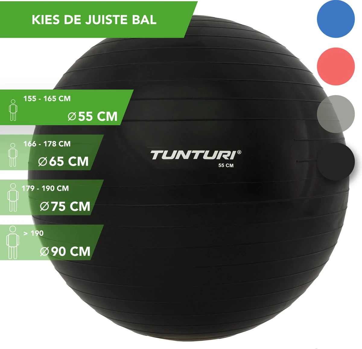 Tunturi Fitness bal - Yoga bal inclusief pomp - Pilates bal - Zwangerschaps bal - 55 cm - Kleur: zwart - Incl. gratis fitness app Tunturi Fitness Bal - Yoga Bal Inclusief Pomp - Pilates Bal - Zwangerschaps Bal - 55 Cm - Kleur: Zwart - Incl. Gratis Fitness App -Fitnessapparatuur Serie Winkel 1200x1155 9