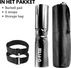 U Fit One Barbell Pad - Nekbeschermer - Barpad - Squat Sponge Bar Pad - Fitness - Halter - Schouderpad - Halterstang Squats - Lunges - Hip Thrust - Ufitone -Fitnessapparatuur Serie Winkel 1200x1159 11