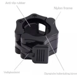 MJ Sports Premium Jaw Collar Set - Haltersluitingen - Halterklemmen - Halterstangsluiting - Jaw Collars - Olympic Barbell - Fitness - Set Van 2 - 50mm - Zwart 10 MJ Sports Premium Jaw Collar Set - Haltersluitingen - Halterklemmen - Halterstangsluiting - Jaw Collars - Olympic Barbell - Fitness - Set Van 2 - 50mm - Zwart -Fitnessapparatuur Serie Winkel 1200x1160 10