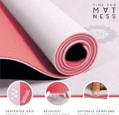 AGreenie Yoga Mat Anti-slip Vervuilingsvrij 6mm / 183x68cm Yoga Mat Breder Gemaakt Van Hoge Kwaliteit TPE / Anti-allergene Yoga Matten Incl. Yoga Mat Tas & E-book / Yoga Set -Fitnessapparatuur Serie Winkel 1200x1162 6