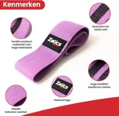 Zelics Sports - 4stuks Weerstandsbanden Voor Fitness Inclusief Work-Out Guide - Booty Bands - Resistance Bands - Fitness Elastiek - 4 Stuks Verschillende Weerstanden -Fitnessapparatuur Serie Winkel 1200x1162 9