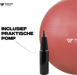 Rockerz Fitness® - Yoga Bal Inclusief Pomp - Pilates Bal - Fitness Bal - Zwangerschapsbal - Goede Houding Bij Het Thuiswerken - 75 Cm - Kleur: Rose Gold -Fitnessapparatuur Serie Winkel 1200x1164 11