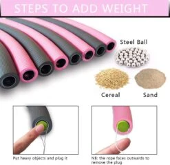 Merkloos Fitness Hoela Hoop | Sport Hoepel - Hula Hoop - Yoga Ring| Perfect Om Af Te Vallen, Je Heupen Shapen En Anti Cellulite! | Aanpasbaar Gewicht | 8 Delen Click-design | Voor Volwassenen En Kinderen| 7 Merkloos Fitness Hoela Hoop | Sport Hoepel - Hula Hoop - Yoga Ring| Perfect Om Af Te Vallen, Je Heupen Shapen En Anti Cellulite! | Aanpasbaar Gewicht | 8 Delen Click-design | Voor Volwassenen En Kinderen| -Fitnessapparatuur Serie Winkel 1200x1164 7