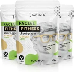 Jawliner Fitness Kauwgom Ginger Lime - Kaak Trainer Voor Kaakspier Oefeningen - Strakke Kaaklijn -Fitnessapparatuur Serie Winkel 1200x1165 10