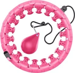 Verstelbare Fitness Hoelahoep Met Gewicht - Hoelahoep Voor Volwassenen En Kinderen - Fitness Hoelahoep - Hula Hoop Fitness - Roze -Fitnessapparatuur Serie Winkel 1200x1166 7