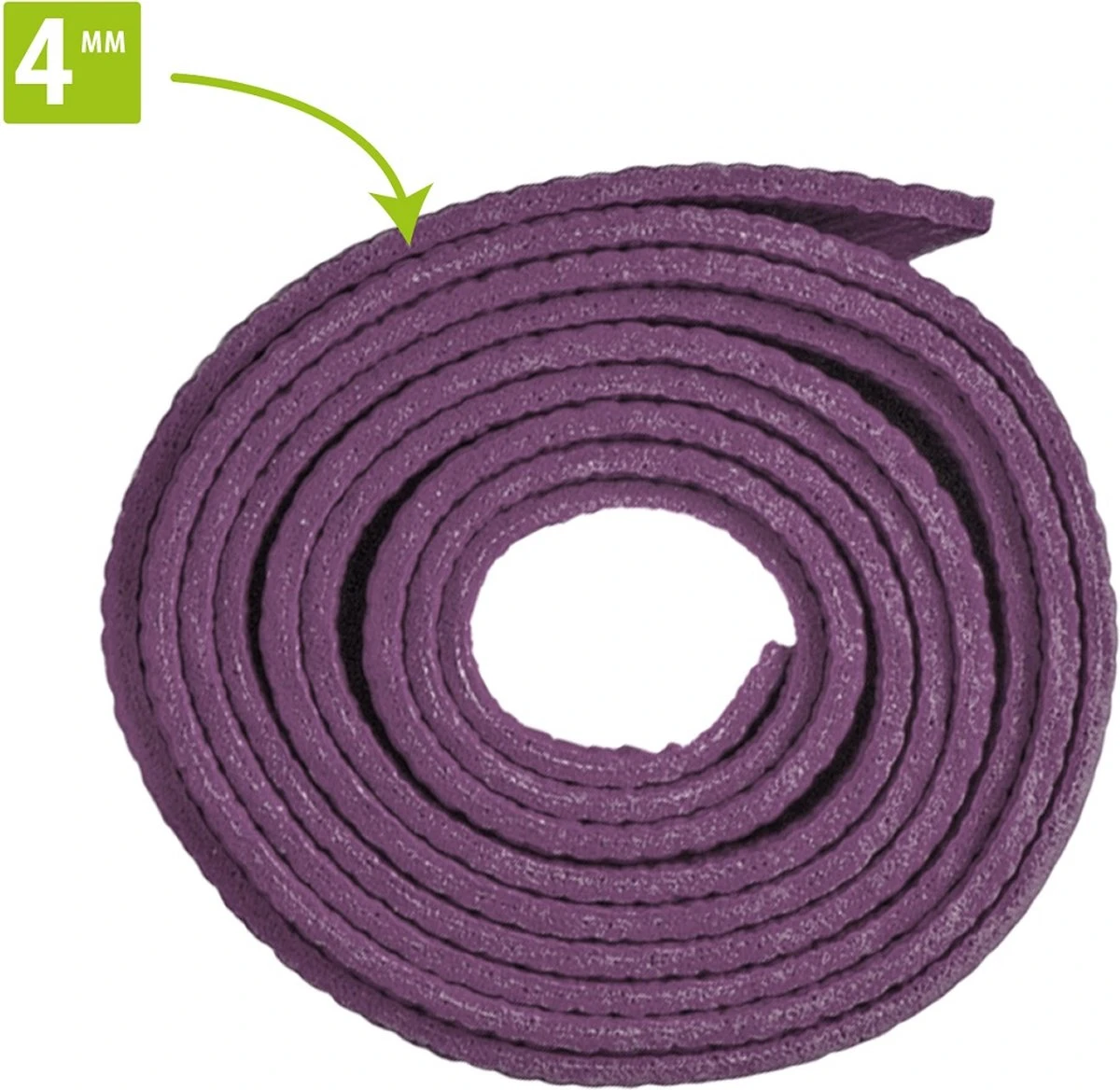 VirtuFit Premium Yoga Mat - Anti-slip - Dik (4 mm) - 183 x 61 x 0,4 cm - Mulberry VirtuFit Premium Yoga Mat - Anti-slip - Dik (4 Mm) - 183 X 61 X 0,4 Cm - Mulberry -Fitnessapparatuur Serie Winkel 1200x1168 3