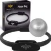 Beeletix Pilates Ring En Mini Pilates Ball Set Inclusief Trainingsschema - Yoga Ring - Fitness Ring - Magic Circle - Weerstandsring - Zwart - Ø 38cm -Fitnessapparatuur Serie Winkel 1200x1169 10