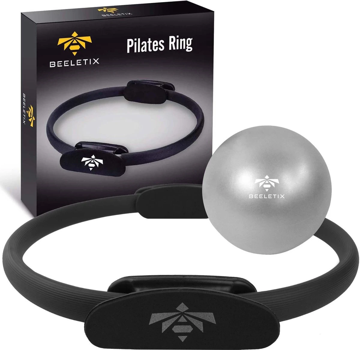 Beeletix Pilates Ring en Mini Pilates Ball Set Inclusief Trainingsschema - Yoga Ring - Fitness Ring - Magic Circle - Weerstandsring - Zwart - Ø 38cm Beeletix Pilates Ring En Mini Pilates Ball Set Inclusief Trainingsschema - Yoga Ring - Fitness Ring - Magic Circle - Weerstandsring - Zwart - Ø 38cm -Fitnessapparatuur Serie Winkel 1200x1169 10