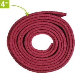 VirtuFit Premium Yoga Mat - Sportmat - Fitness Mat - Anti-slip - Dik (4 Mm) - Plum 8 VirtuFit Premium Yoga Mat - Sportmat - Fitness Mat - Anti-slip - Dik (4 Mm) - Plum -Fitnessapparatuur Serie Winkel 1200x1169 11