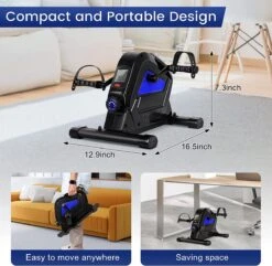 Uten 1835 - Stoelfiets - Mini Hometrainer - Fietstrainer Met Instelbare Weerstand - Fietstrainer Magnetisch Geremd - Bureaufiets - Mobiliteitstrainer -Fitnessapparatuur Serie Winkel 1200x1170 1