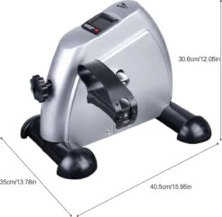 Uten - Stoelfiets - Bureaufiets - Arm En Benen Stoelfiets - Deskbike - Kantoor En Thuis Deskbike - Mini Hometrainer - Met LCD Display Inclusief Anti-Slipmat Bewegingstrainer (Zes Functies - Zilver) -Fitnessapparatuur Serie Winkel 1200x1171 2