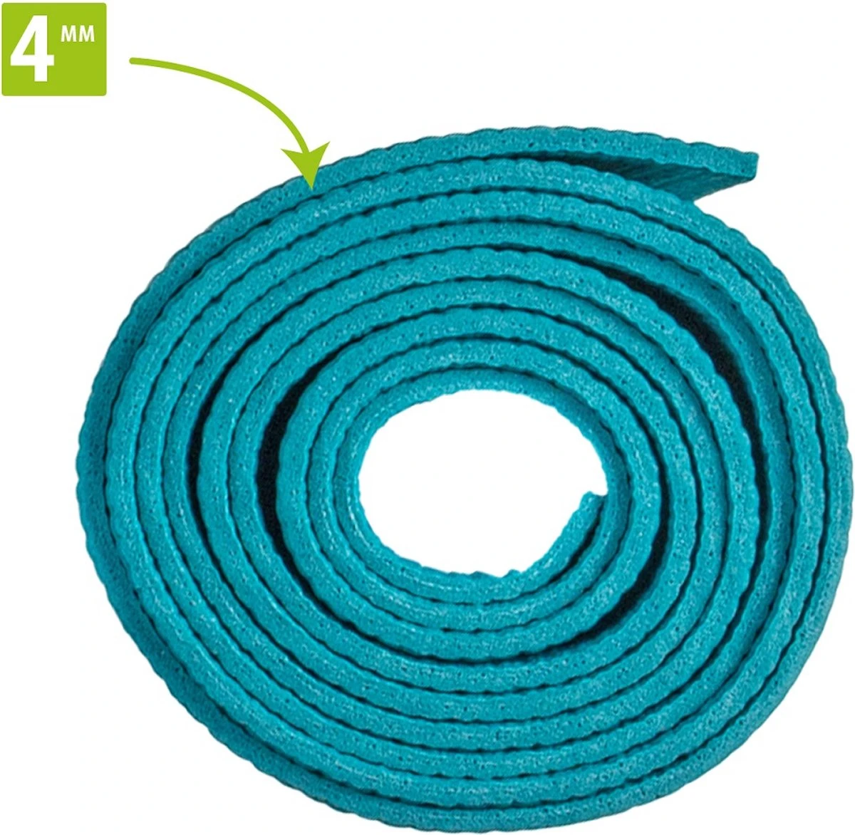 VirtuFit Premium Yoga Mat - Anti-slip - Dik (4 mm) - 183 x 61 x 0,4 cm - Ocean Green VirtuFit Premium Yoga Mat - Anti-slip - Dik (4 Mm) - 183 X 61 X 0,4 Cm - Ocean Green -Fitnessapparatuur Serie Winkel 1200x1172 1