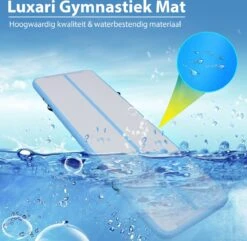 Luxari - AirTrack Pro - 3 Meter - Inclusief Opbergtas, Reparatie-kit & 600W Elektrische Pomp - Turnmatten - Gymnastiek Turnmat - Fitness Matten -Fitnessapparatuur Serie Winkel 1200x1173 11