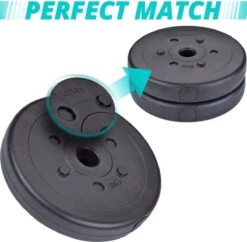 ScSPORTS® Gewichten Set 30 Kg - Kunststof - 4 X 5 Kg En 4 X 2,5 Kg Halterschijf - 30 Mm 4 ScSPORTS® Gewichten Set 30 Kg - Kunststof - 4 X 5 Kg En 4 X 2,5 Kg Halterschijf - 30 Mm -Fitnessapparatuur Serie Winkel 1200x1174 13