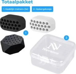 Nuvance - Kaaklijn Trainer (Combi Set) - Pro, Ervaren, Beginner - Jawline Trainer - Kaak Trainer -Fitnessapparatuur Serie Winkel 1200x1175 13