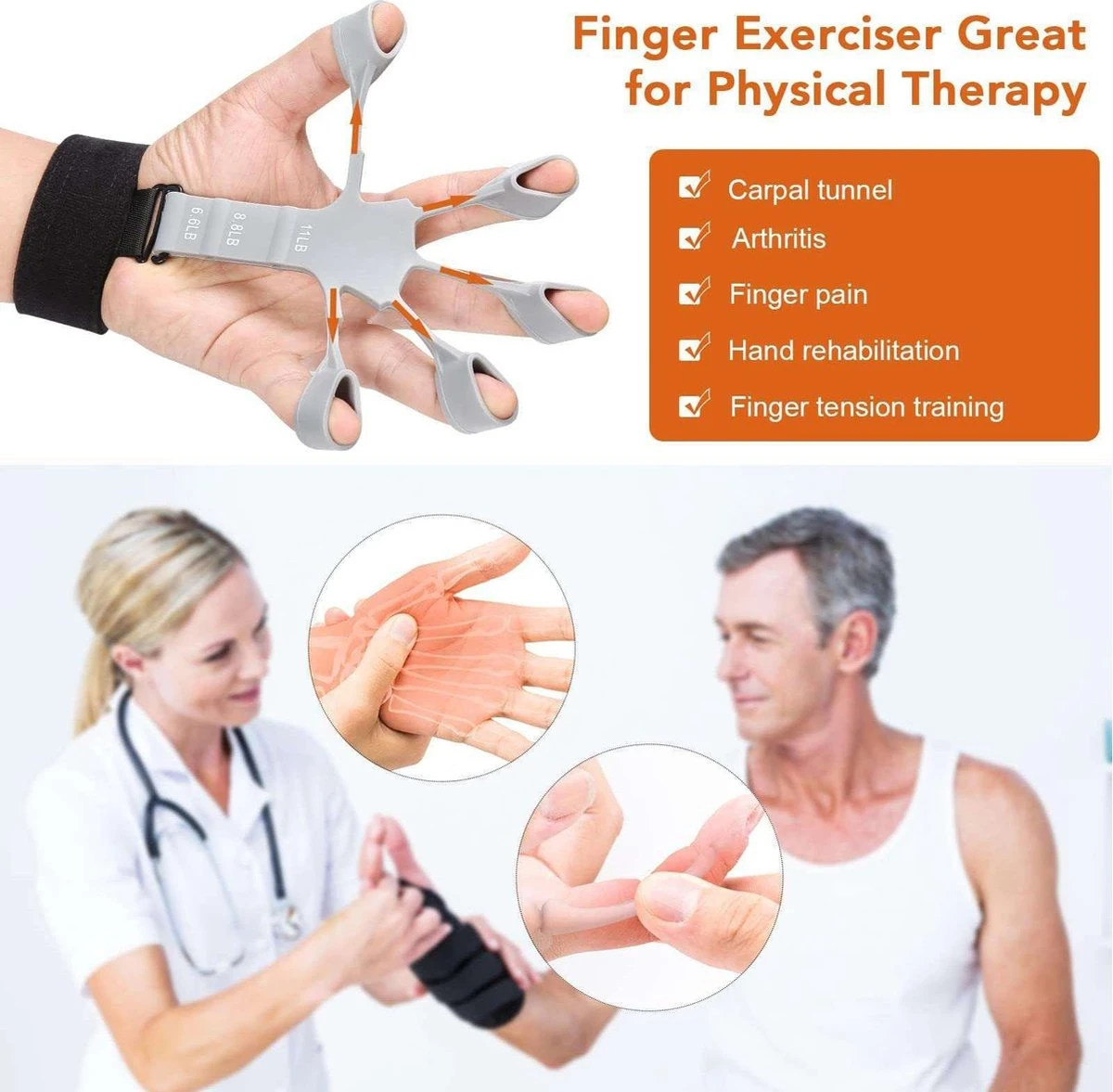 AyFit - Vingertrainers - Onderarm Trainer - Vinger Gripper Bekend Van TikTok - Hand Trainers - Grip Trainer - Siliconen - Weerstand Band - Spierversterker - Hand - Vinger - 2 Stuks AyFit - Vingertrainers - Onderarm Trainer - Vinger Gripper Bekend Van TikTok - Hand Trainers - Grip Trainer - Siliconen - Weerstand Band - Spierversterker - Hand - Vinger - 2 Stuks -Fitnessapparatuur Serie Winkel 1200x1177 13