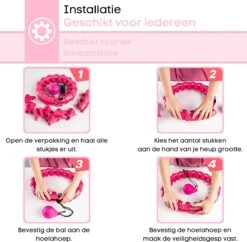 FAVE Verstelbare Hoelahoep Met Gewicht – Hula Hoep Fitness – Weighted – Hoepel – Voor Volwassenen En Kinderen - Roze 7 FAVE Verstelbare Hoelahoep Met Gewicht – Hula Hoep Fitness – Weighted – Hoepel – Voor Volwassenen En Kinderen - Roze -Fitnessapparatuur Serie Winkel 1200x1177 3