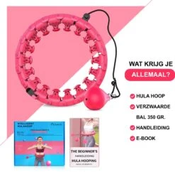 Duerté - HoelaHoep Met Gewicht - Hoela Fitness Kinderen En Volwassenen - Weight Hoop 1.5 KG - Hula Hoop -Fitnessapparatuur Serie Winkel 1200x1177 4