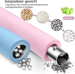 Fitlab Fitness Hoelahoep Met Gewicht - Roze/Blauw - 1 Tot 4 KG - Volwassenen - Hula Hoop /Sport Hoepel/Weight Hoop -Fitnessapparatuur Serie Winkel 1200x1179 12