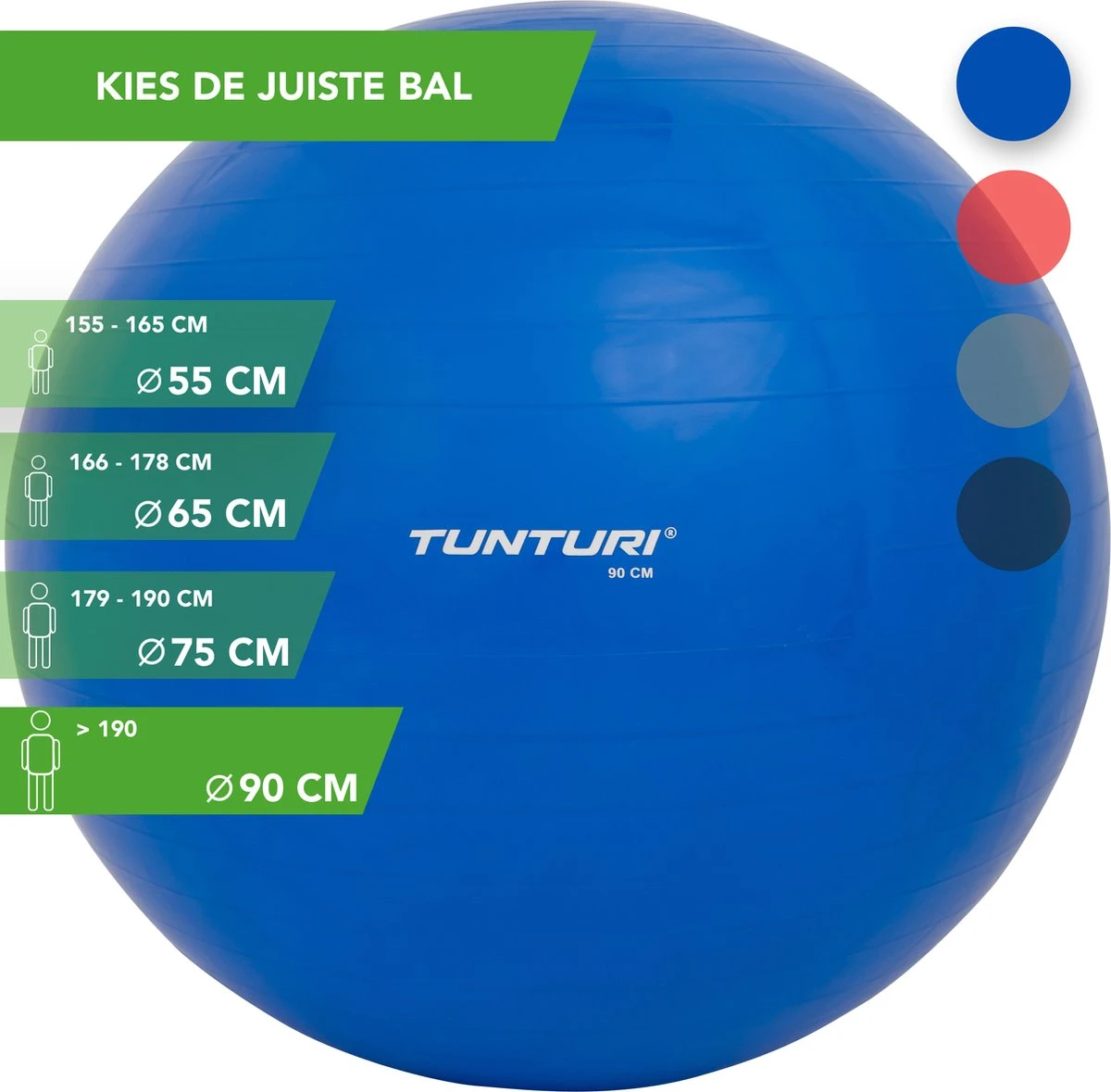 Tunturi Fitness bal - Yoga bal inclusief pomp - Pilates bal - Zwangerschaps bal - 90 cm - Kleur: blauw - Incl. gratis fitness app Tunturi Fitness Bal - Yoga Bal Inclusief Pomp - Pilates Bal - Zwangerschaps Bal - 90 Cm - Kleur: Blauw - Incl. Gratis Fitness App -Fitnessapparatuur Serie Winkel 1200x1179 7