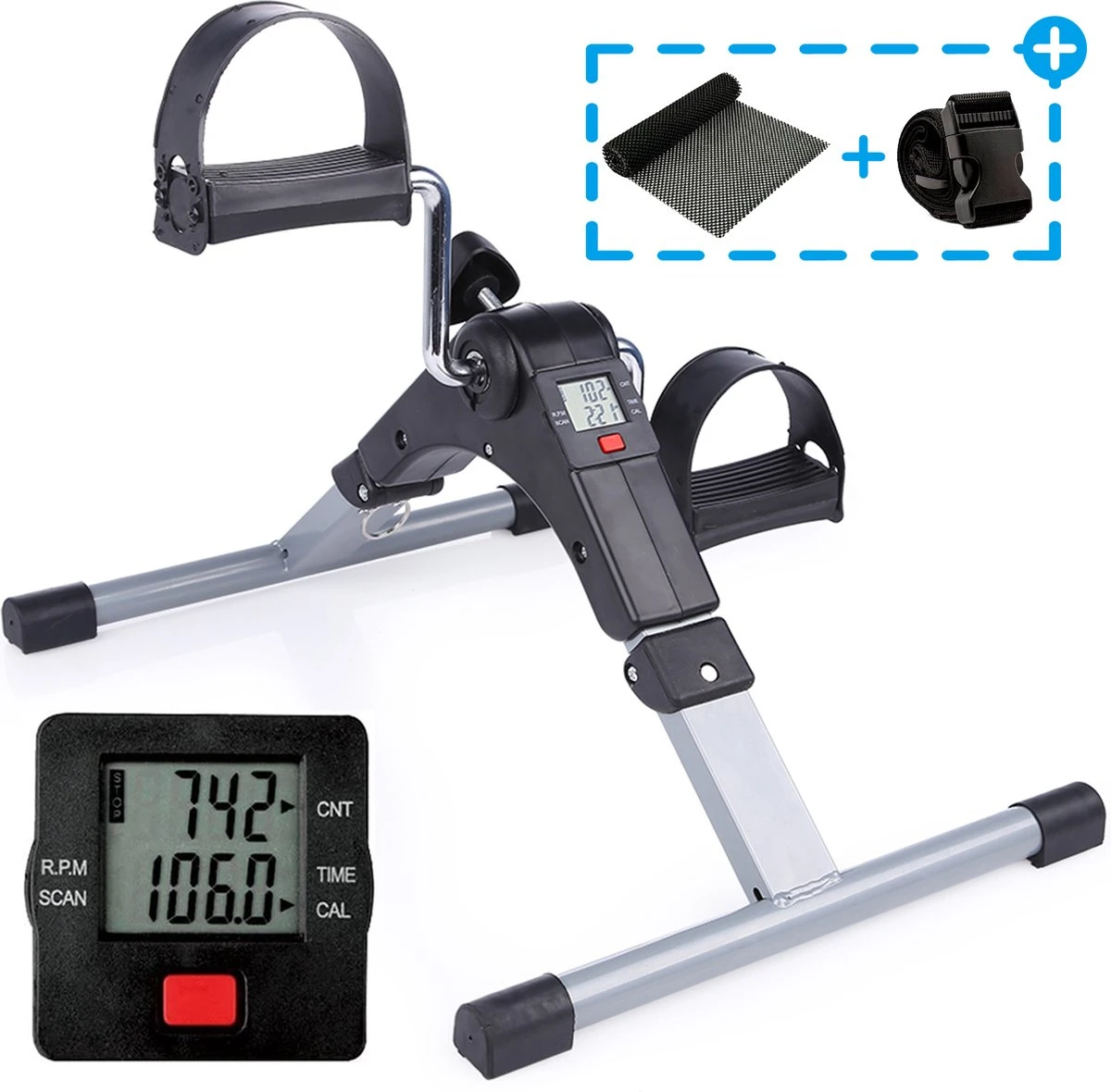 Himaly - Stoelfiets - Bureaufiets - Stoel fiets - Bewegingstrainer - Hometrainer met Weerstand - (Opvouwbare Mini hometrainer -LED display -Vijf functies) Himaly - Stoelfiets - Bureaufiets - Stoel Fiets - Bewegingstrainer - Hometrainer Met Weerstand - (Opvouwbare Mini Hometrainer -LED Display -Vijf Functies) -Fitnessapparatuur Serie Winkel 1200x1180 2