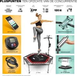 Sportstech Germany - HTX100 Smart Fitness-trampoline Met App -Fitnessapparatuur Serie Winkel 1200x1181 3