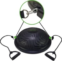 Tunturi Balanstrainer Pro Met Handvatten - Balanskussen Met Resistance Band Set - Balansbal Incl. Meegeleverde Voetpomp - Incl. Gratis Fitness App 11 Tunturi Balanstrainer Pro Met Handvatten - Balanskussen Met Resistance Band Set - Balansbal Incl. Meegeleverde Voetpomp - Incl. Gratis Fitness App -Fitnessapparatuur Serie Winkel 1200x1181 9