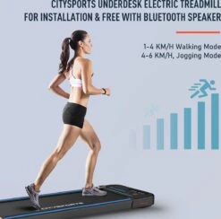 Citysports Loopband | Bluetooth | LCD-scherm | 440W -Fitnessapparatuur Serie Winkel 1200x1183