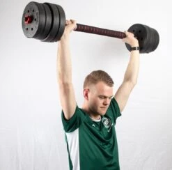 Dumbbellset 25 Kg Met Halterstang - Dumbbells Verstelbaar - Halterset - Fitness Gewichten Set - Rood/zwart -Fitnessapparatuur Serie Winkel 1200x1185 12