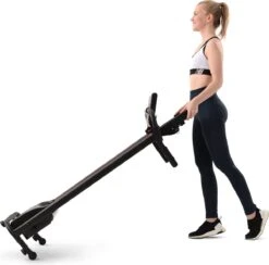 YJZQ Opvouwbare Loopband Voor Thuis - 1.5HP Elektrisch Gemotoriseerde Loopband Running Exercise Machine Met LCD-scherm -1-12KM / H - 12 Programma's Met Telefoonhouder Voor Home Gym Fitness Workout Jogging Walking-Black -Fitnessapparatuur Serie Winkel 1200x1185 4