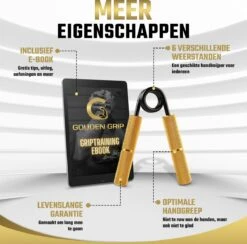 Gouden Grip Handknijpers Beginnersset Level 1-3 (23-68kg) + GRATIS Griptraining E-book - Handtrainer - Handgrippers - Handknijper Fitness - Knijphalter - Onderarm Trainer - Handtrainers - Heavy Grip - Buigveer 4 Gouden Grip Handknijpers Beginnersset Level 1-3 (23-68kg) + GRATIS Griptraining E-book - Handtrainer - Handgrippers - Handknijper Fitness - Knijphalter - Onderarm Trainer - Handtrainers - Heavy Grip - Buigveer -Fitnessapparatuur Serie Winkel 1200x1187 15