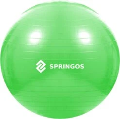Springos Fitness Bal | Zitbal | Yoga Bal | Fitness | Groen | Inclusief Pomp | 65 Cm 8 Springos Fitness Bal | Zitbal | Yoga Bal | Fitness | Groen | Inclusief Pomp | 65 Cm -Fitnessapparatuur Serie Winkel 1200x1188 2