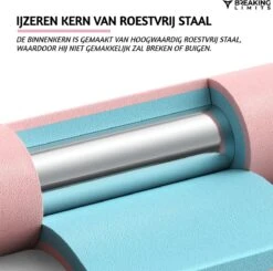 Breaking Limits Fitness Hoelahoep Voor Volwassenen – Gemaakt Van Roestvrij Staal, Zachte Foam En Anti-Zweet Buitenlaag – Sport Hoepel – Hula Hoop/ Weight Hoop – HoolaHoop – Roze – 94CM + 1 Tot 8 KG -Fitnessapparatuur Serie Winkel 1200x1188 7